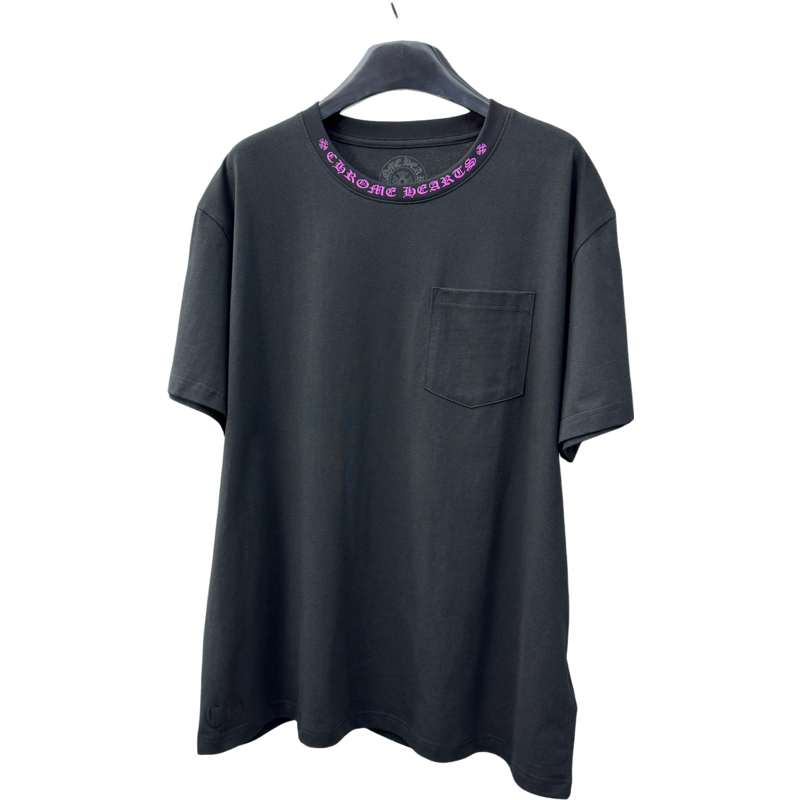 T shirt chrome Black and pink