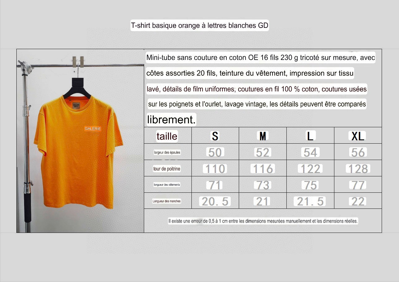 T shirt Gallery Orange