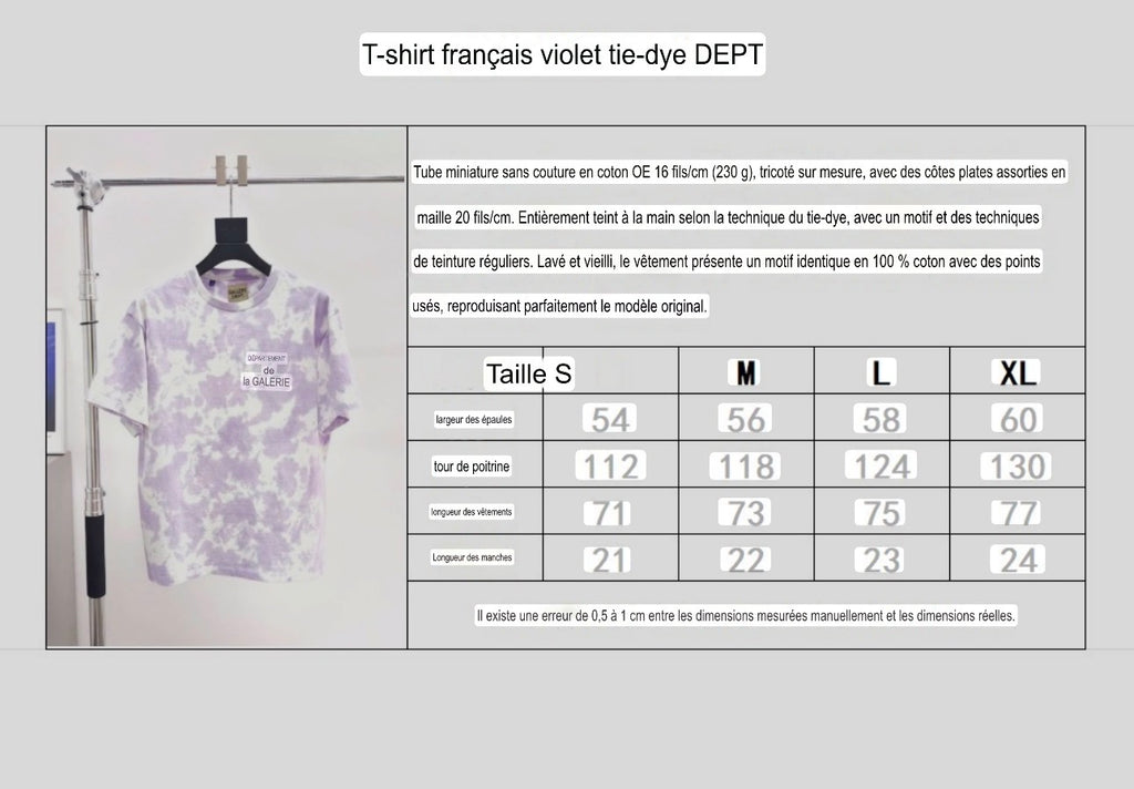 T-shirt tie dye gallery purple