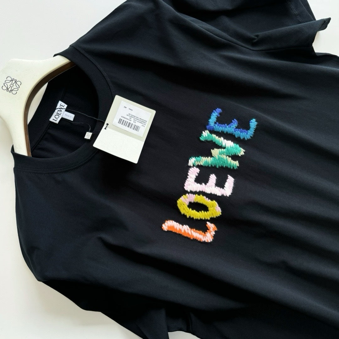 T shirt Loewe multicolore 10/10 noir
