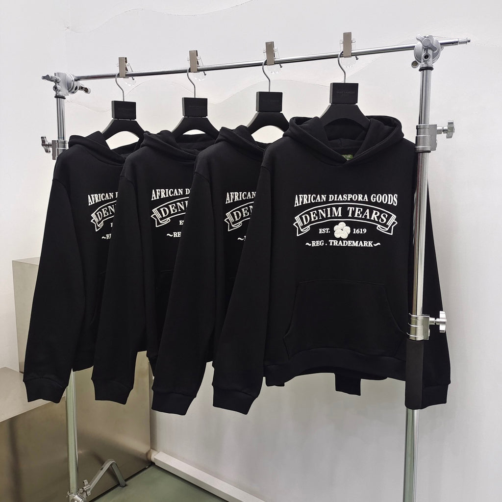 Sweat Black capuche DT ADG BLACK