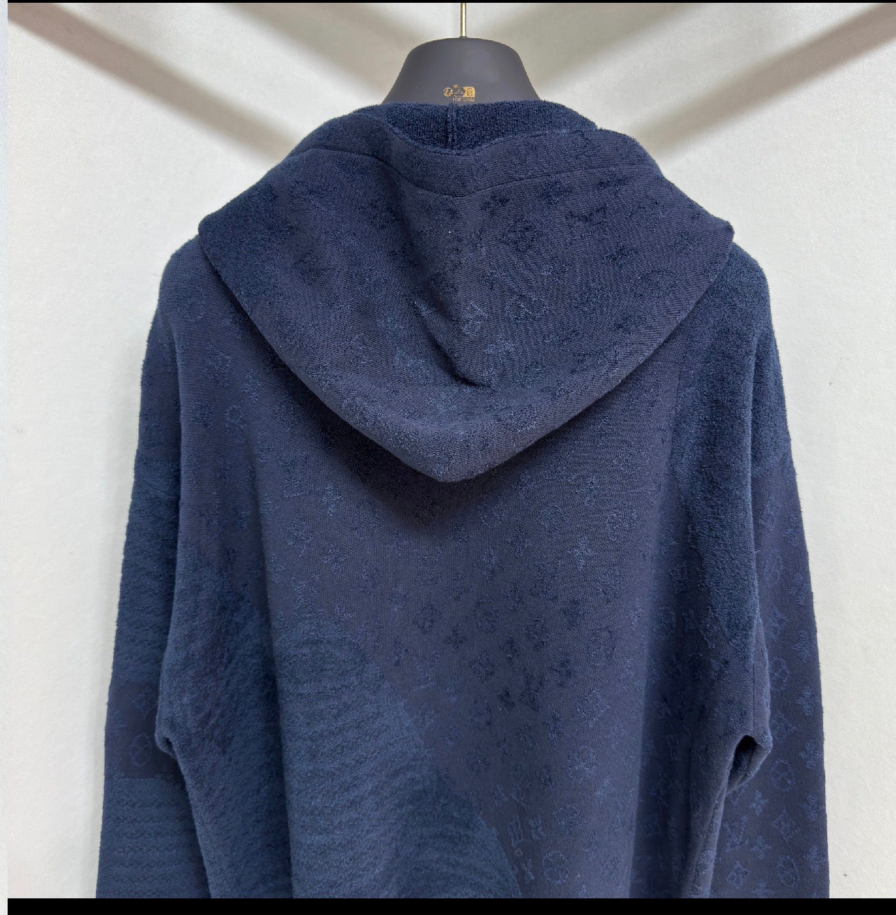 Sweat Lv jacquard mono bleu nuit 10/10