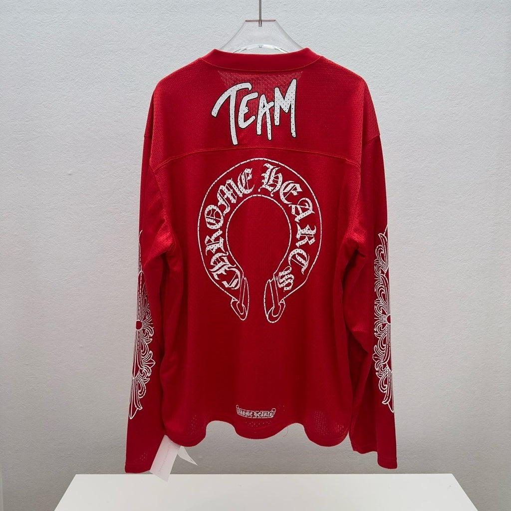 Baseball TEE - RED CHROME