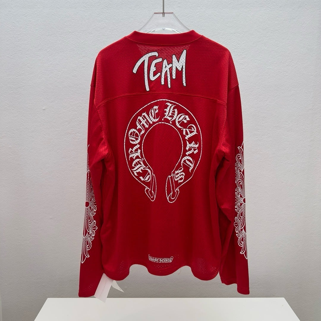 Baseball TEE - RED CHROME