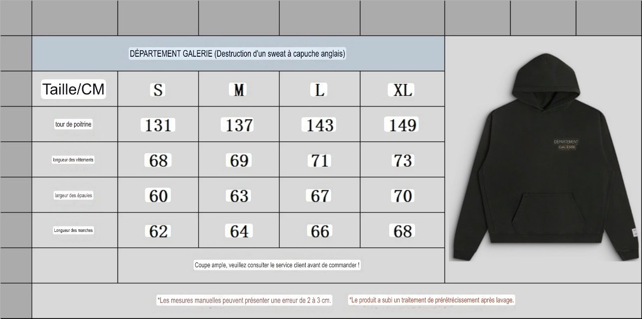 Sweat à Capuche Gallery Orange