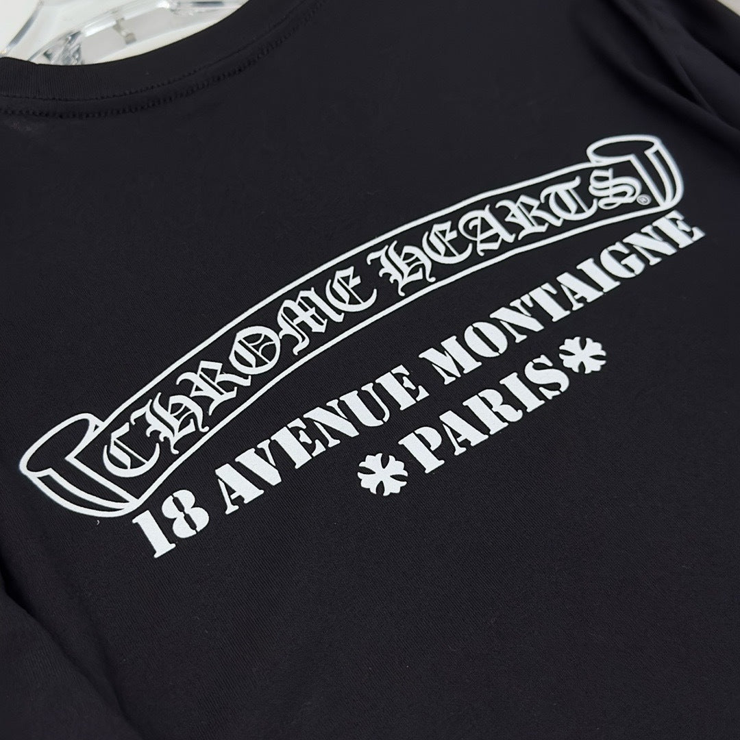T shirt  Chrome Black Montaigne  long sleeve