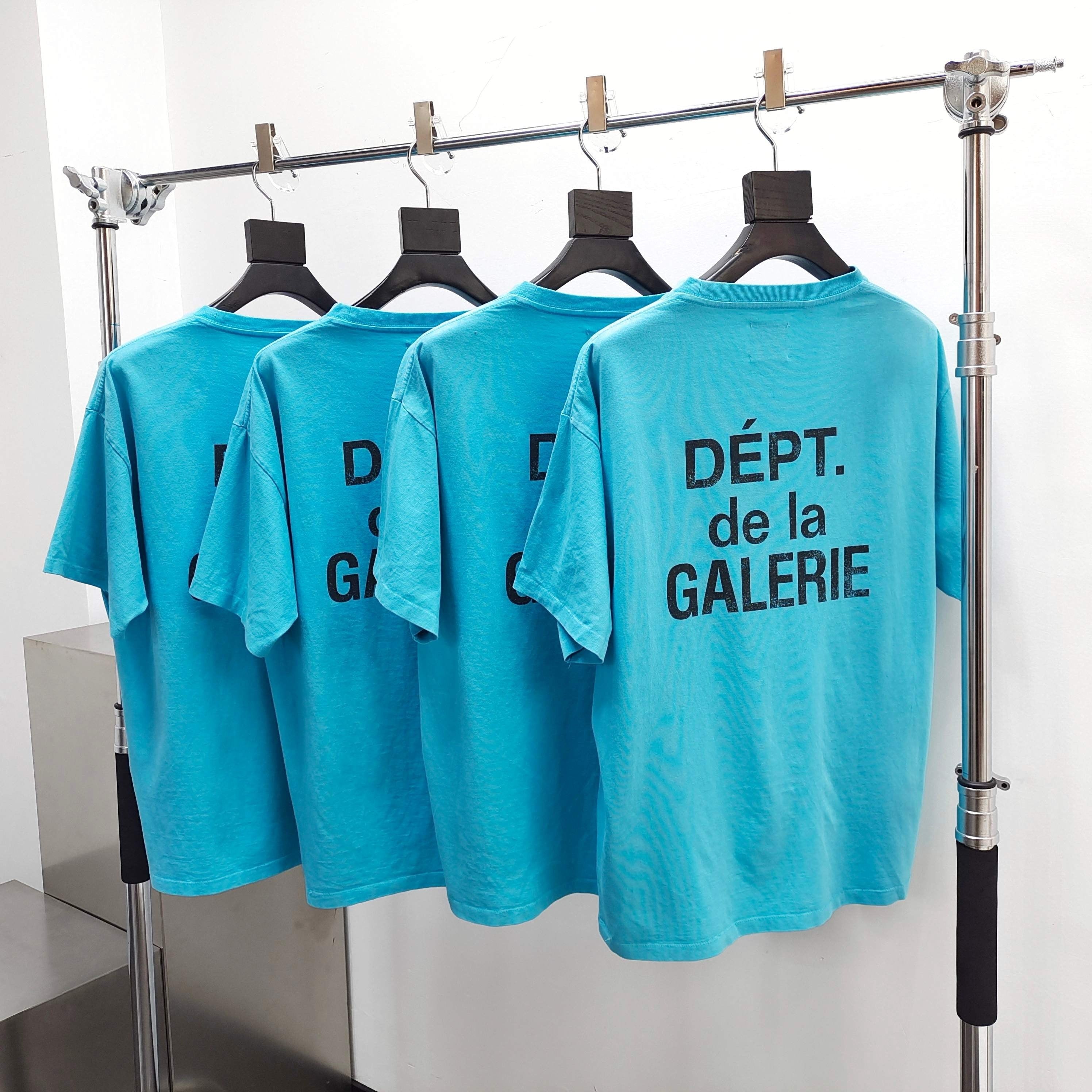 T shirt Gallery bleu Tiffany