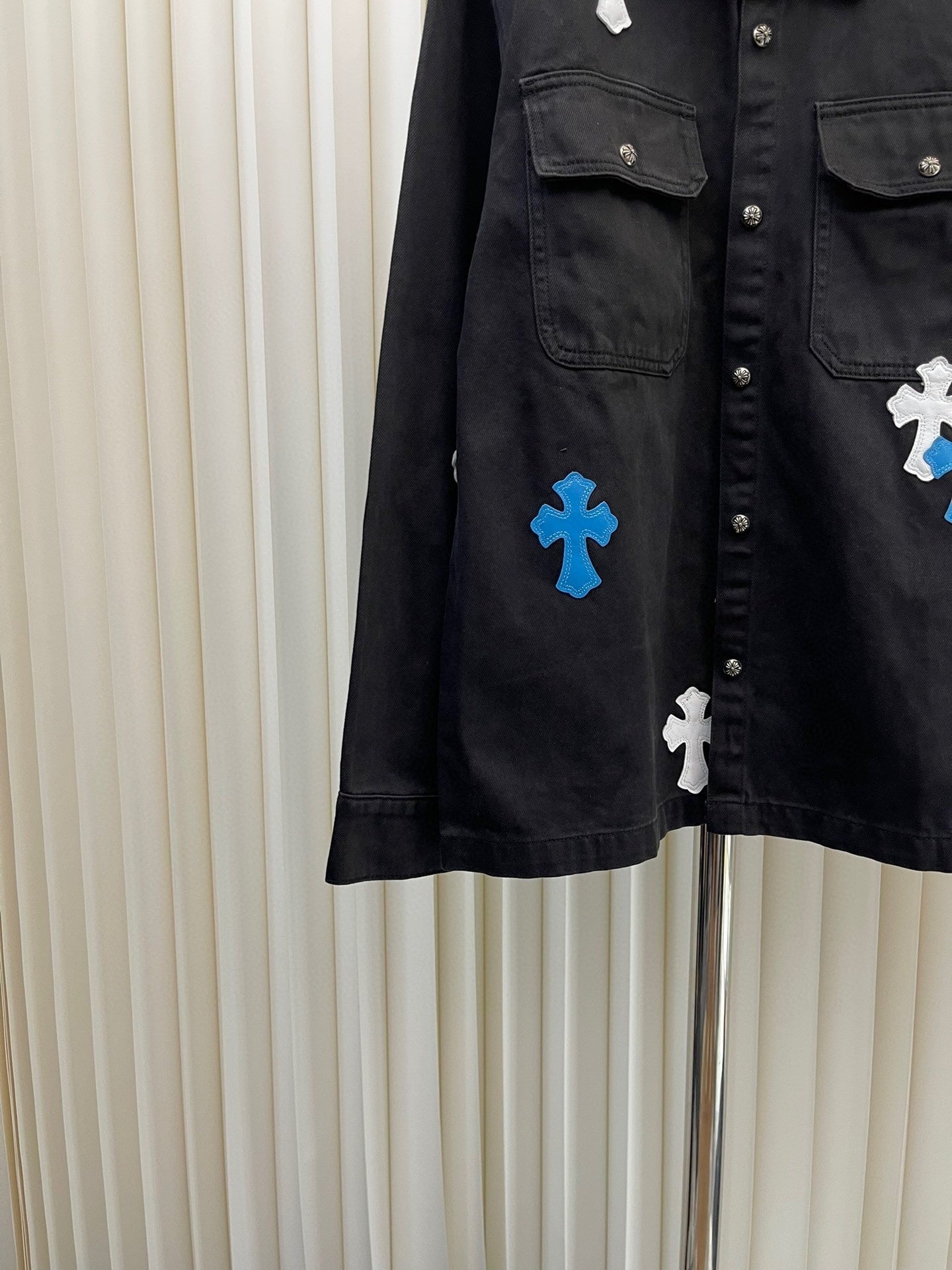 Veste Denim Black & Blue sky Chrome 2