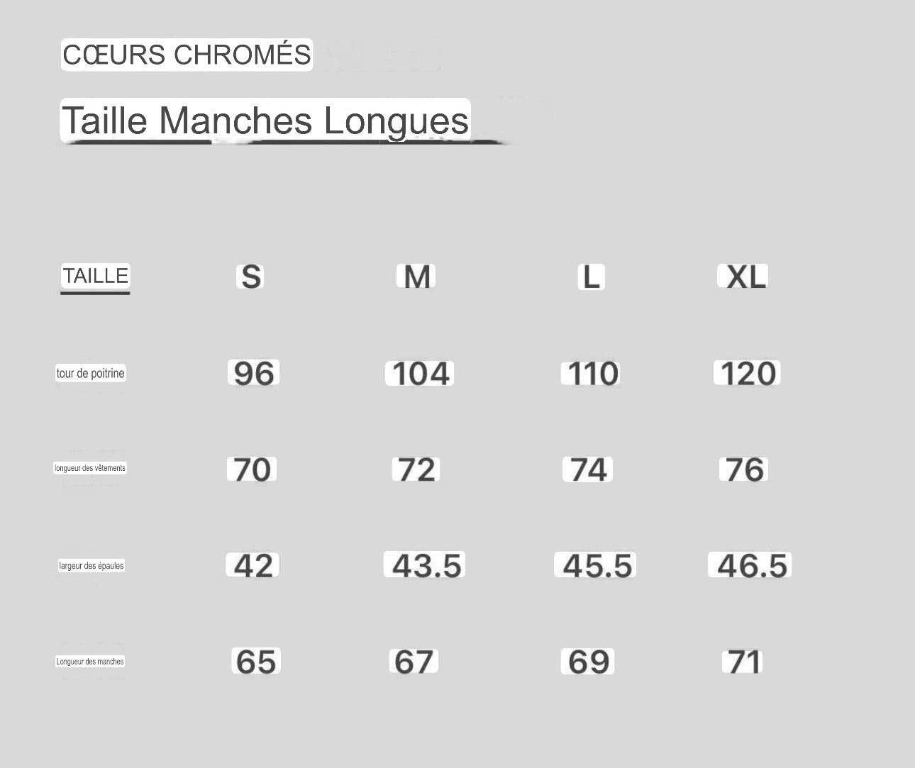 T shirt Cœur Chromé