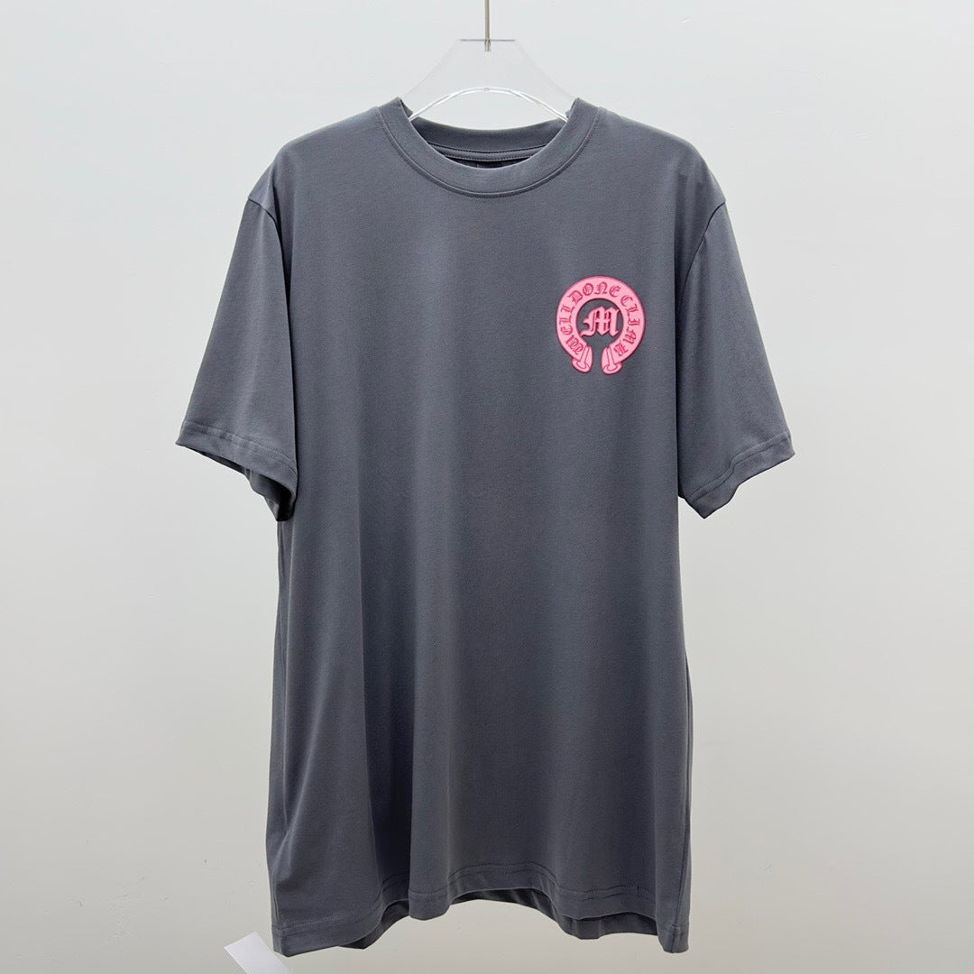 T shirt Chrome black Fer rosé