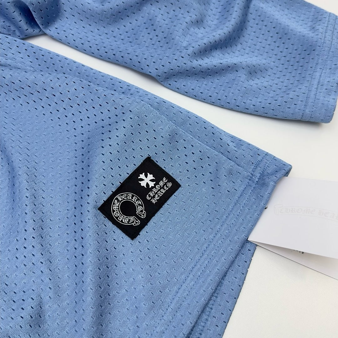 Baseball TEE - BLUE CHROME