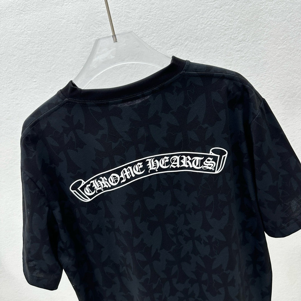 T shirt chrome Full croix