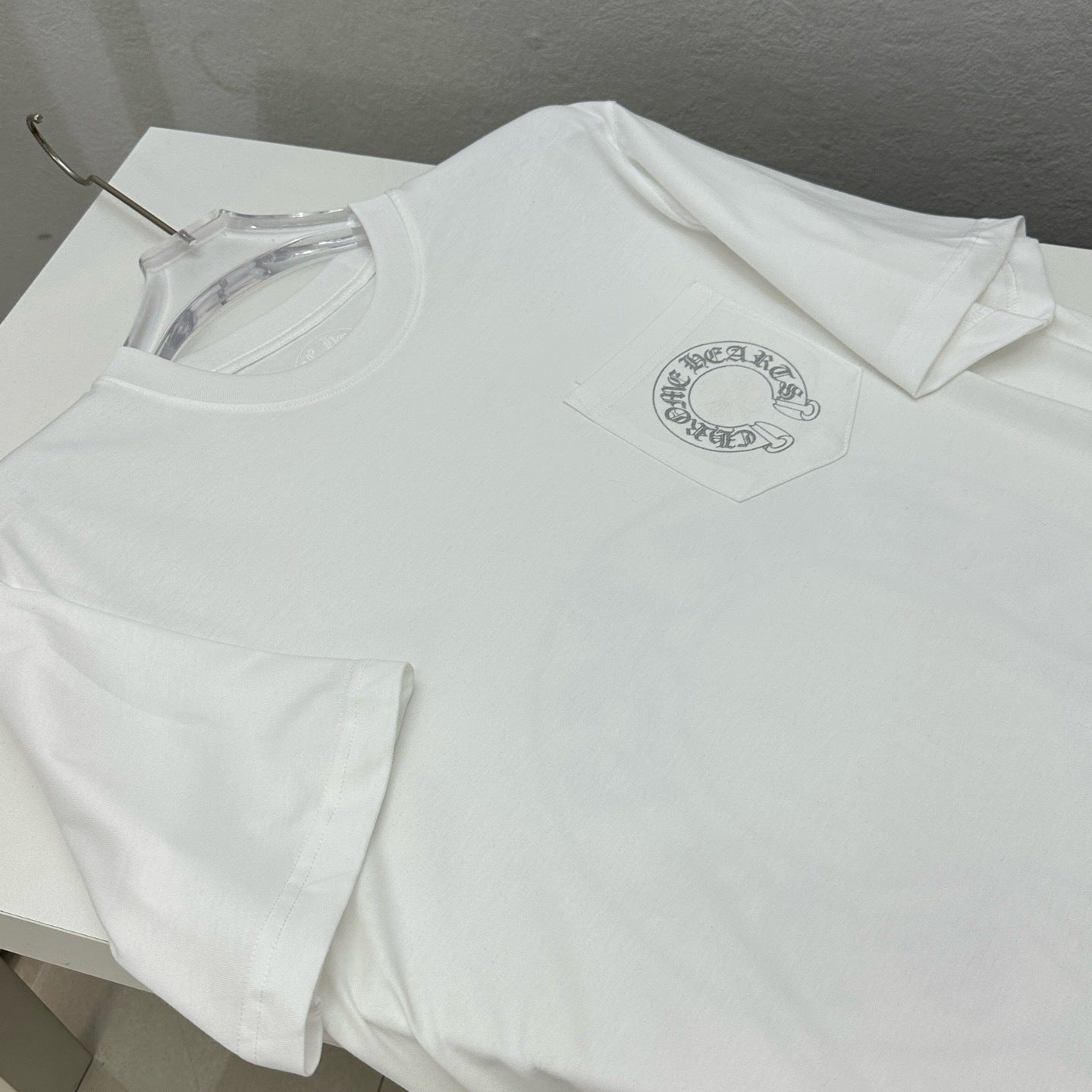T Shirt Blanc chrome