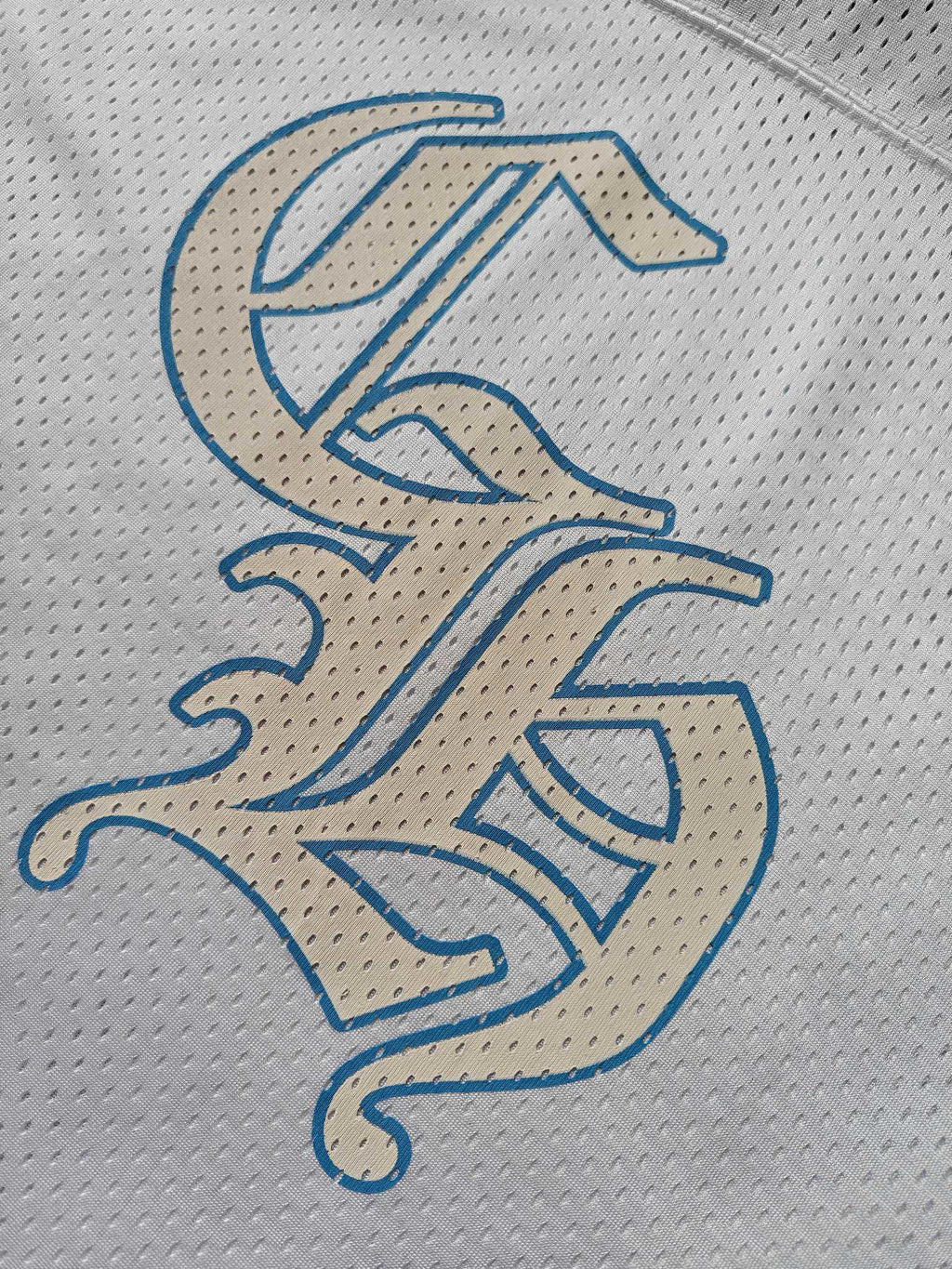 T shirt Chrome white & Blue