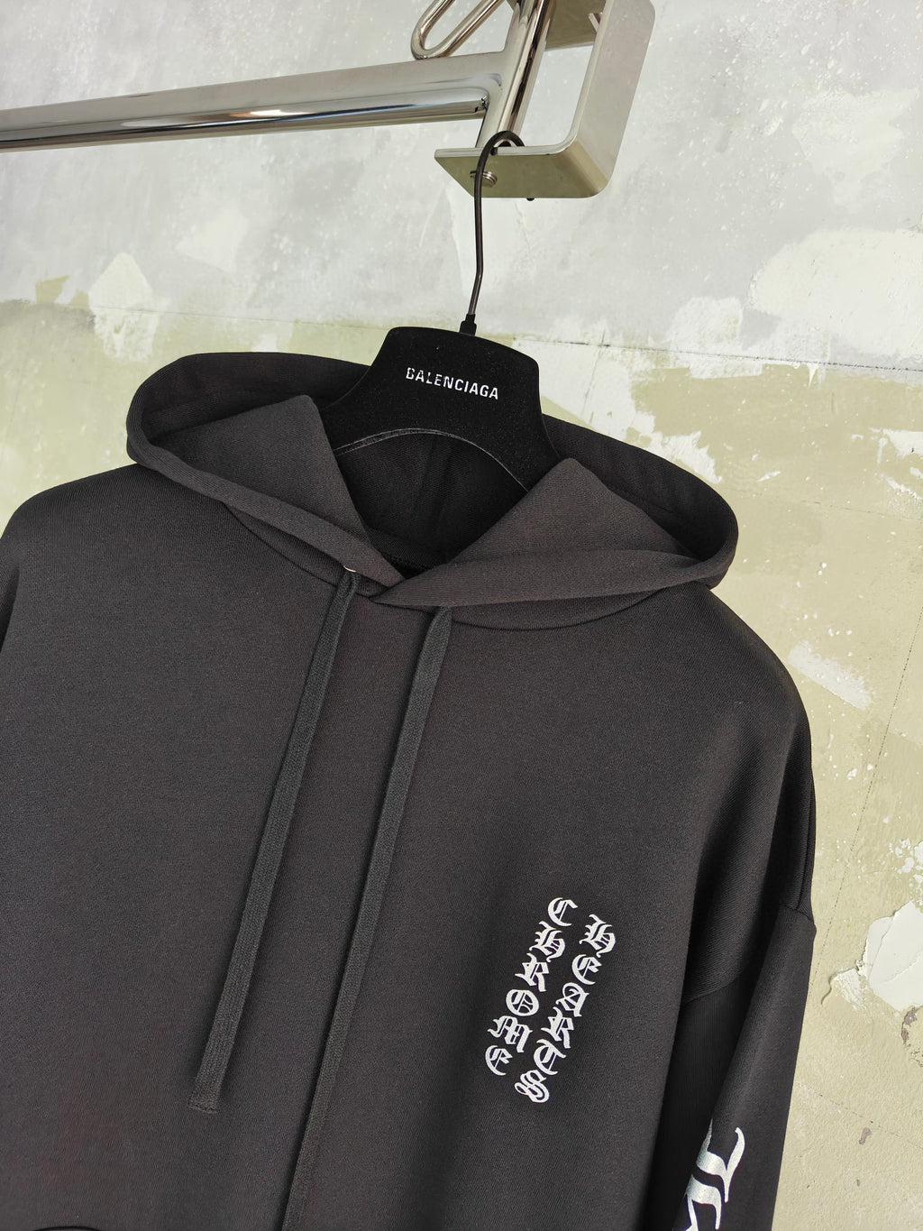 Sweat chrome noir / blanc