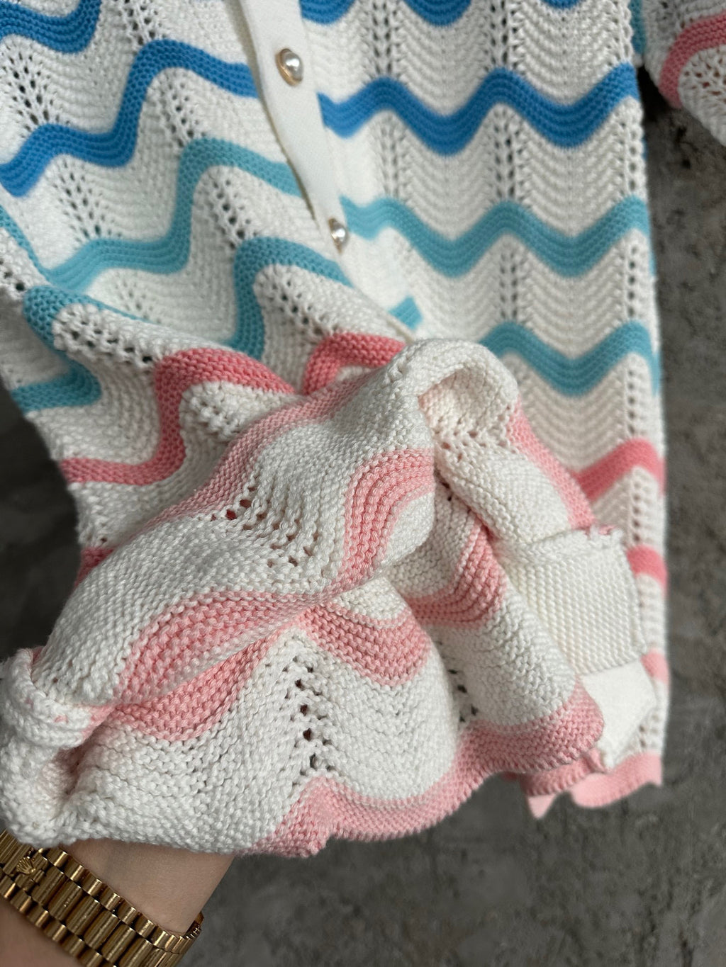 Casa B - Chemise Gradient Waves Miami