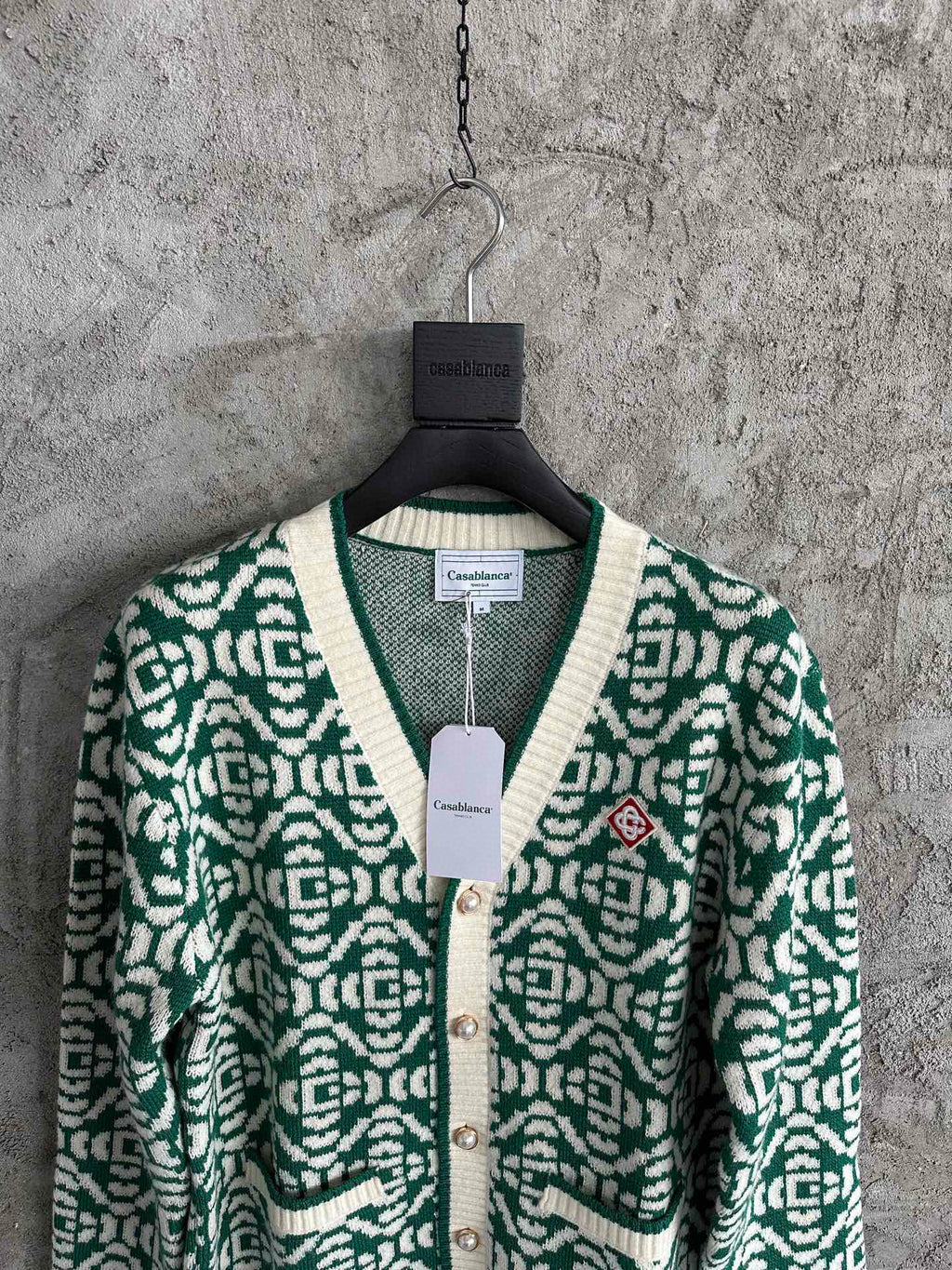 Casa B - Cardigan classique Verde