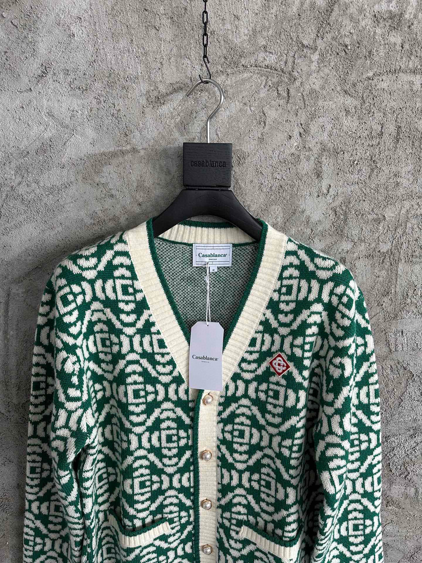 Casa B - Cardigan classique Verde