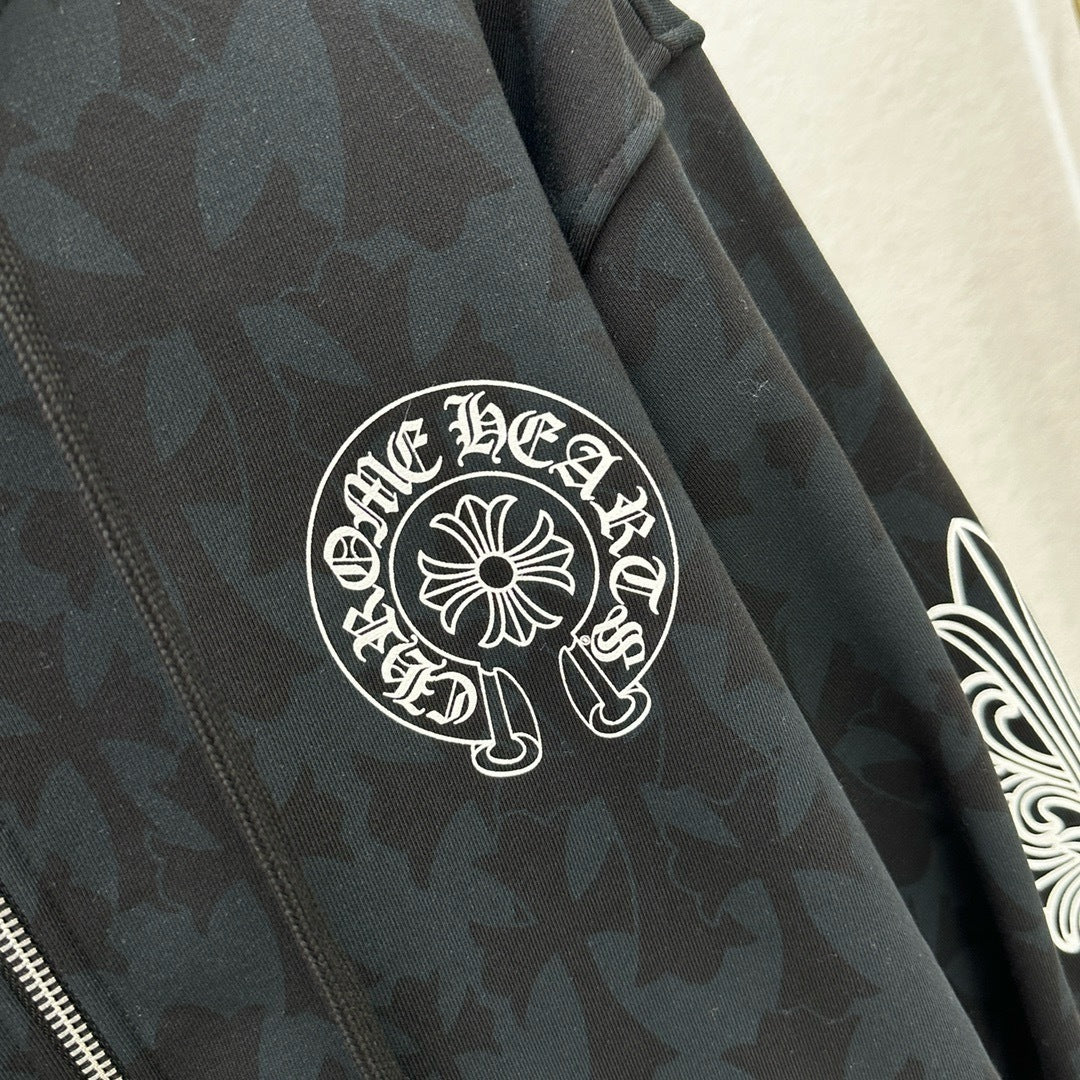 Gilet chrome noir / blanc