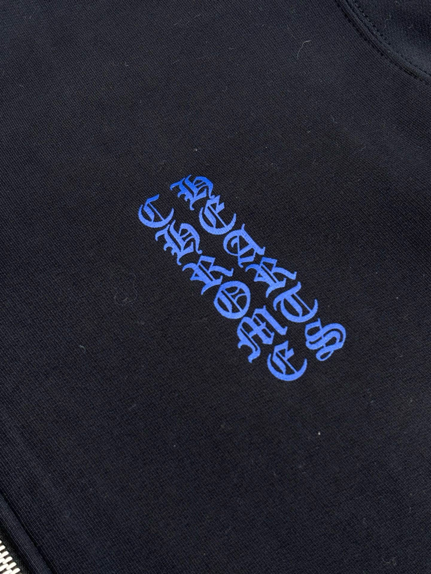 Veste chromé Noir & bleu