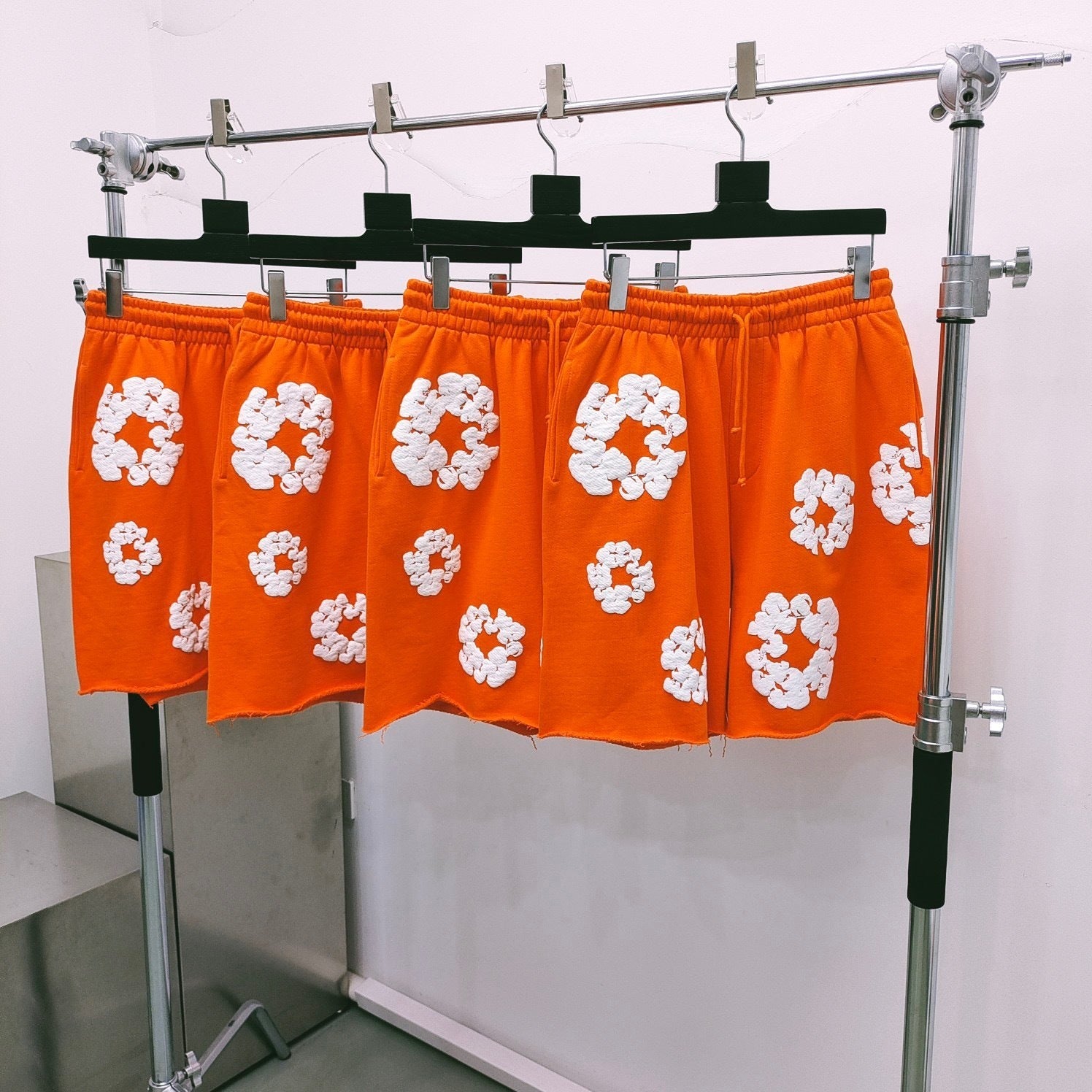 Short Denim.Trs Orange