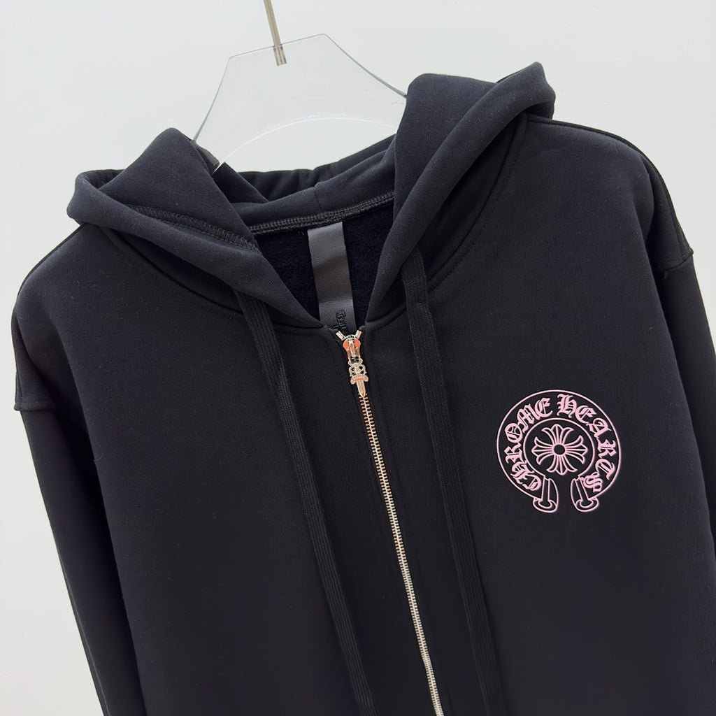 Sweat chrome black / pink