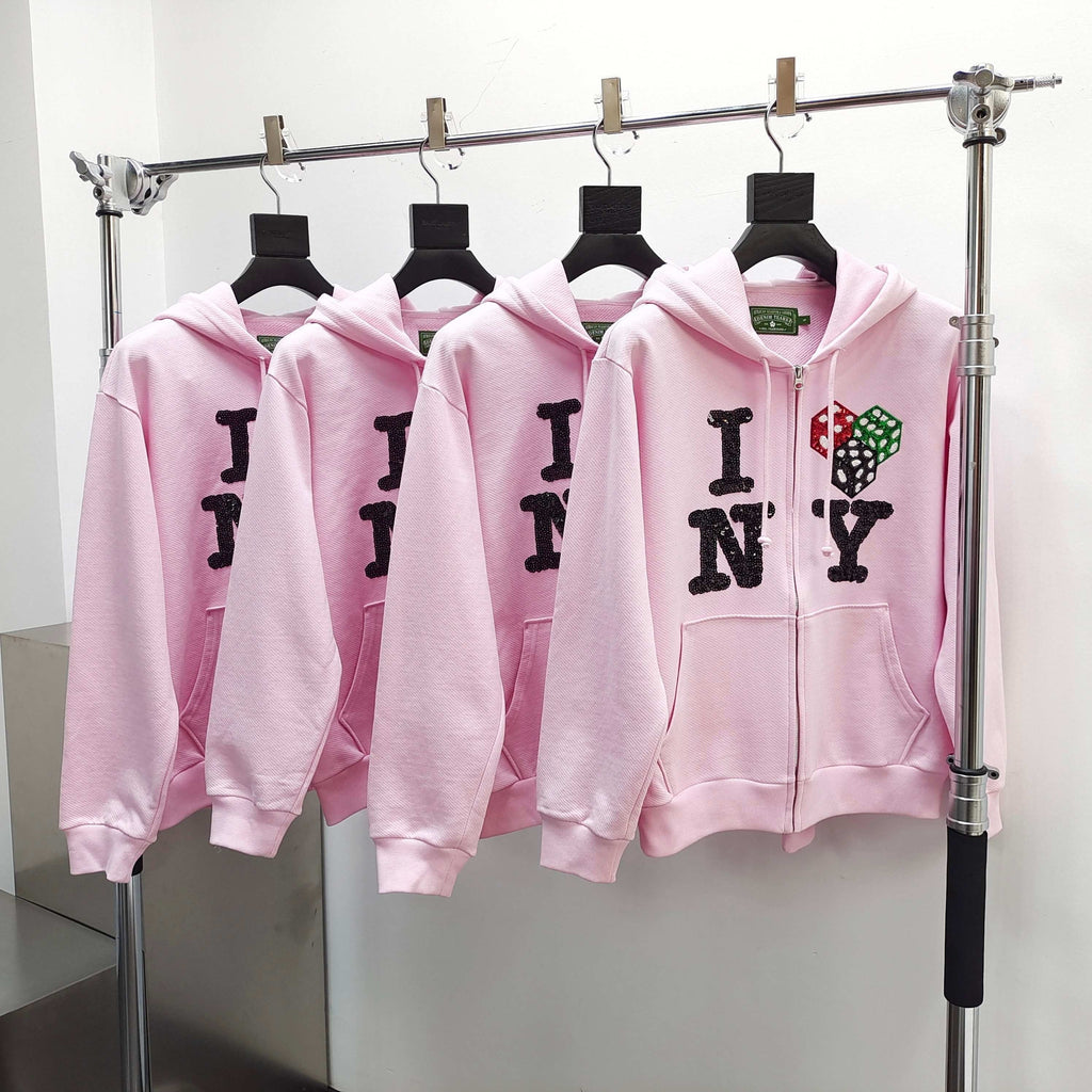 Sweat DENIM.T rose i love ny pink