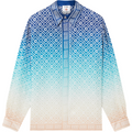 Casa B - Chemise en soie Jacquard Gradient