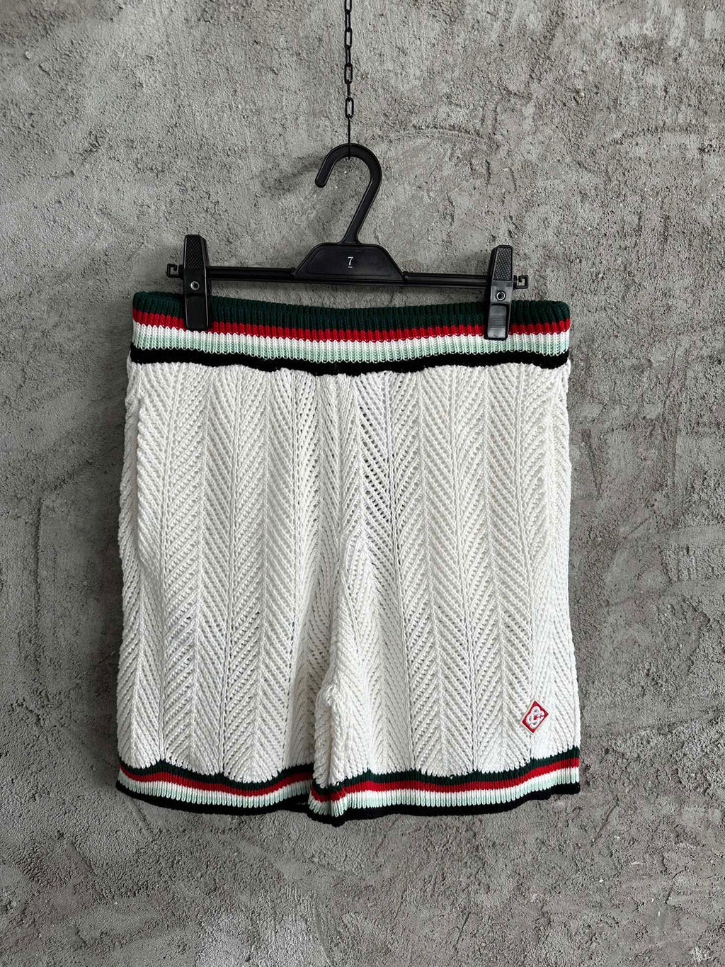 Short Casa B à crochet brodéé Montain