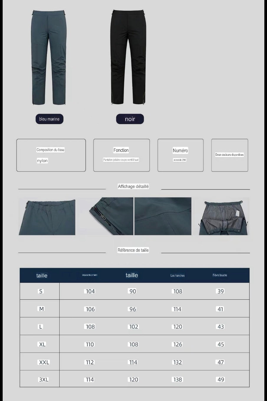 Pantalon Arc tryx noir Gore tx