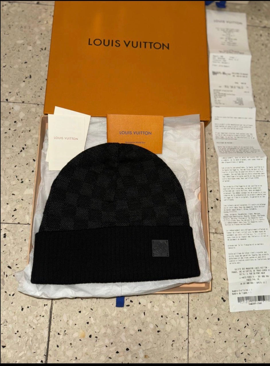 Bonnet Lv neo damier noir