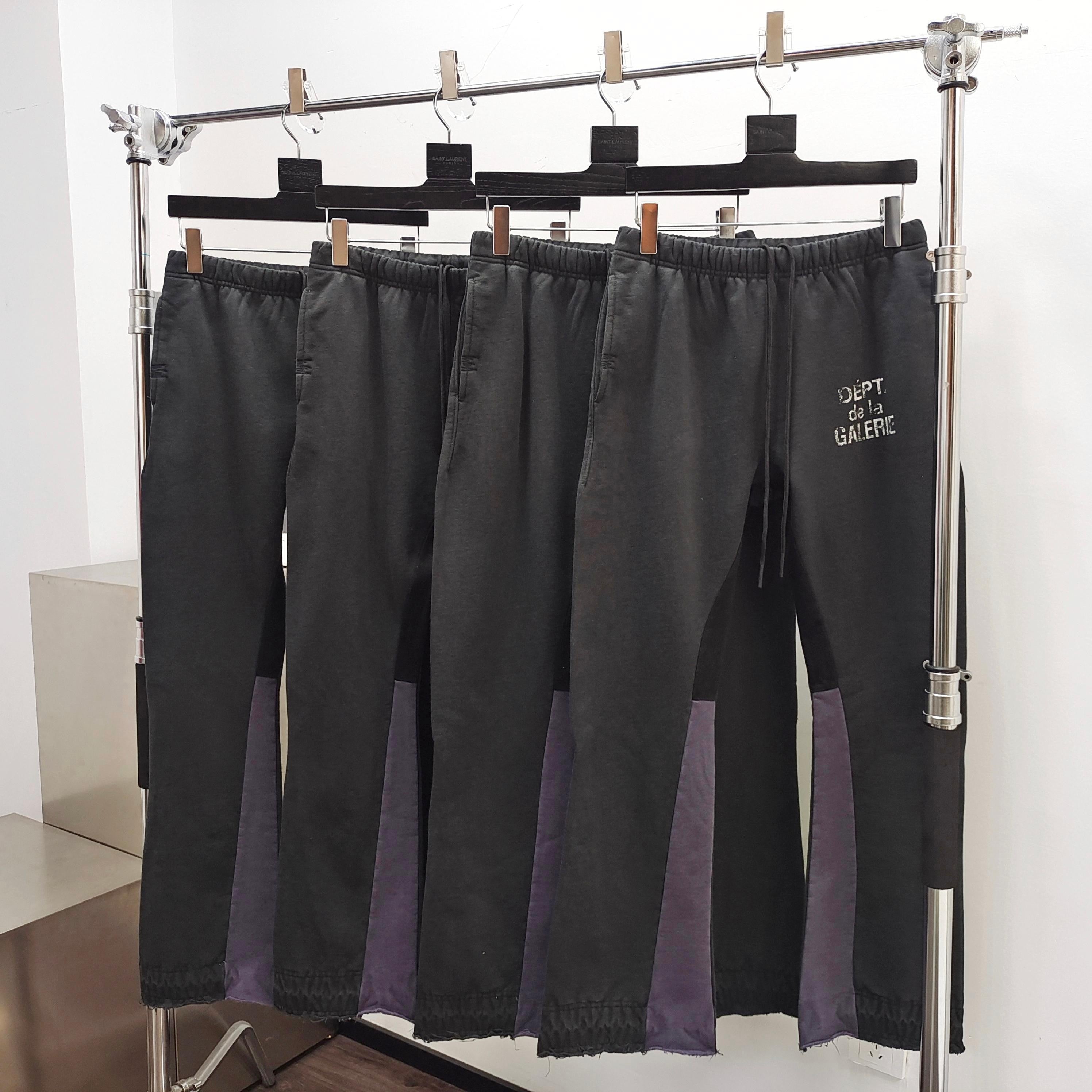 Pantalon Patchwork bleu foncé et noir Gallery