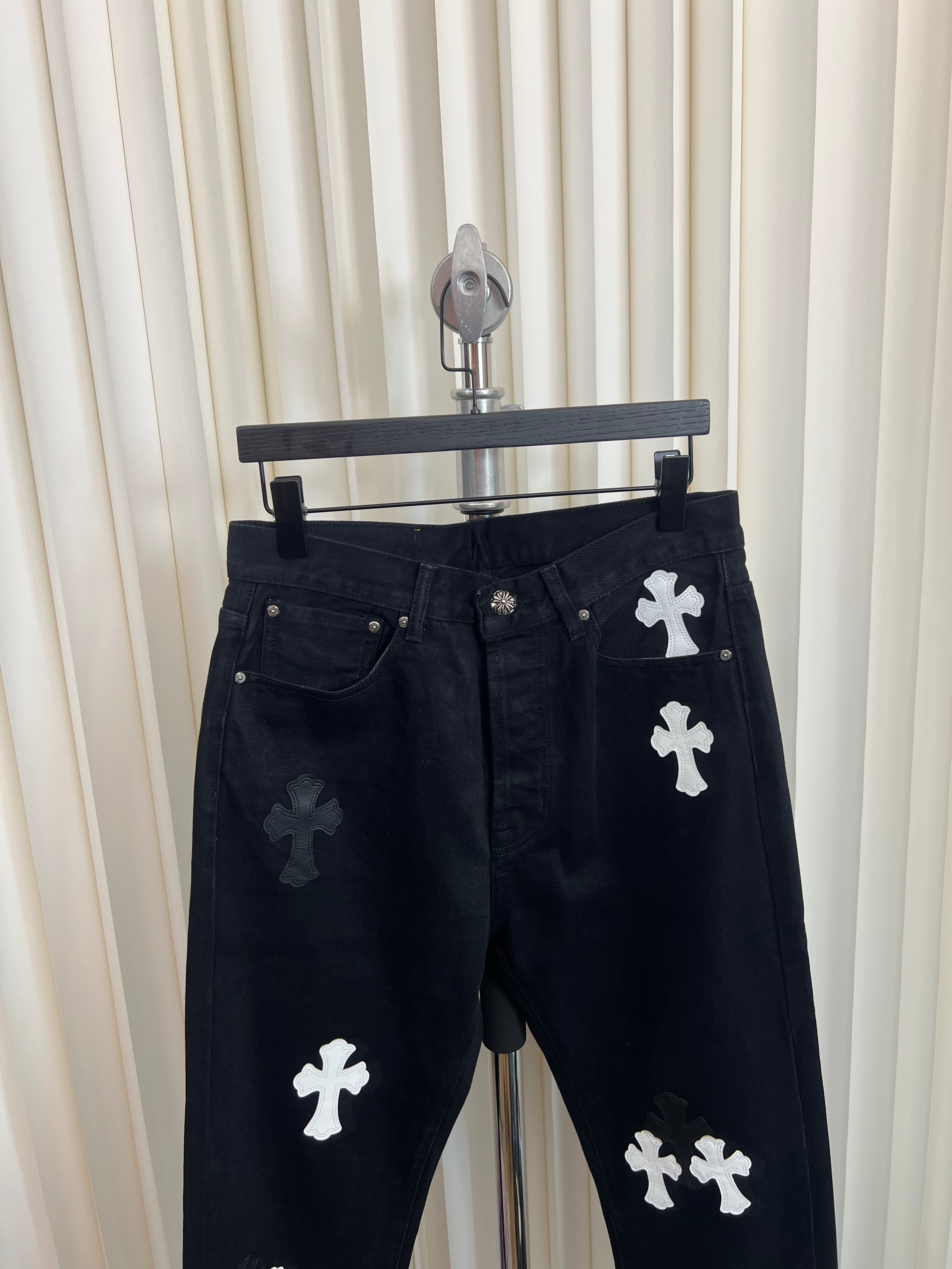 Jean Chrome noir / grey croix