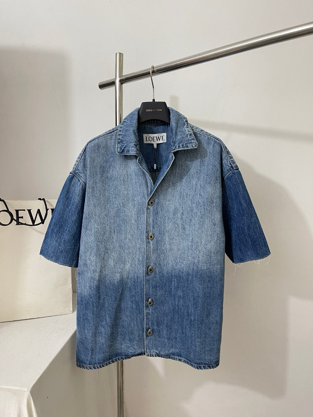 Chemise Anagramme Loew 10/10 bleu Denim