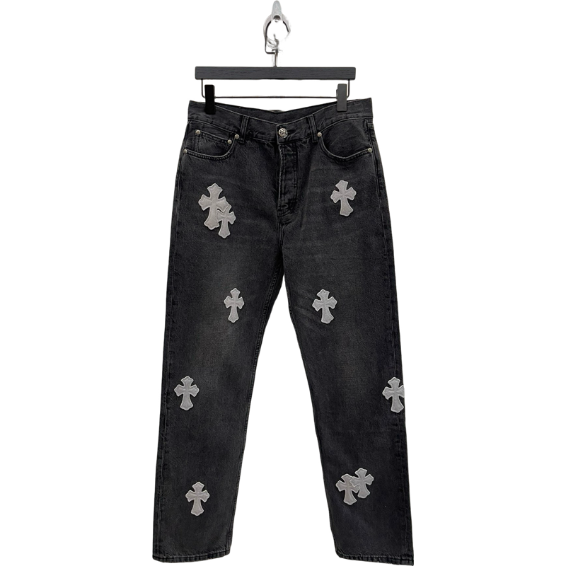 Jean Chrome noir / grey croix