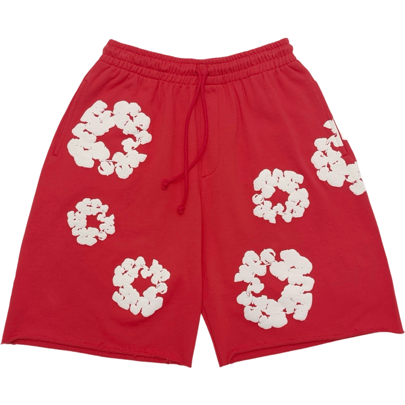 Short Denim.Trs red