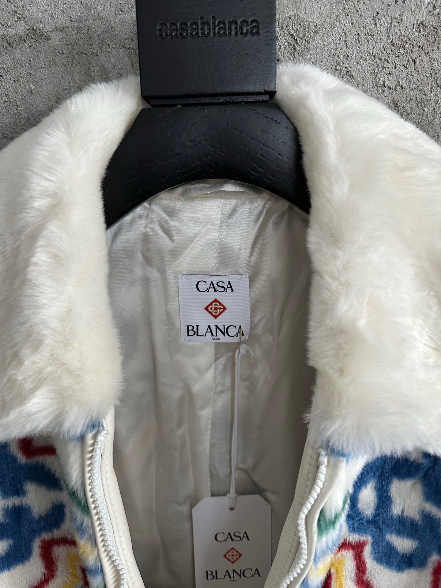 Veste Casa B Fourrure Jacquard