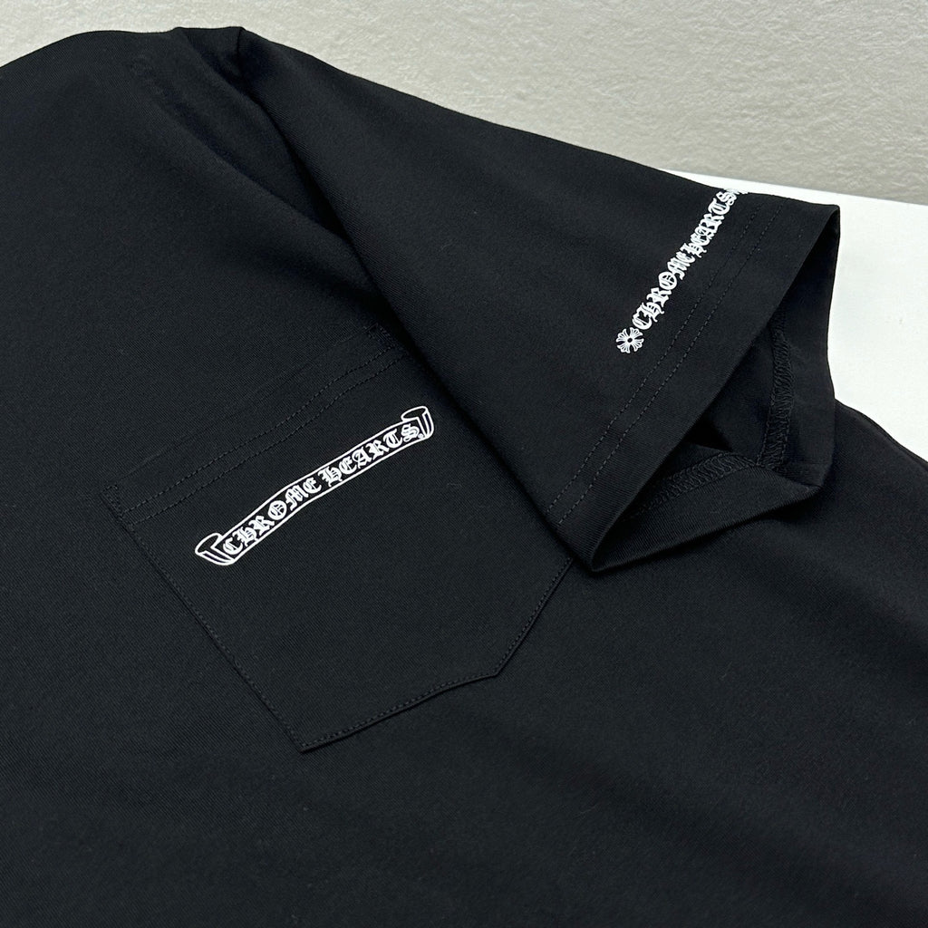 T shirt chrome Black and White