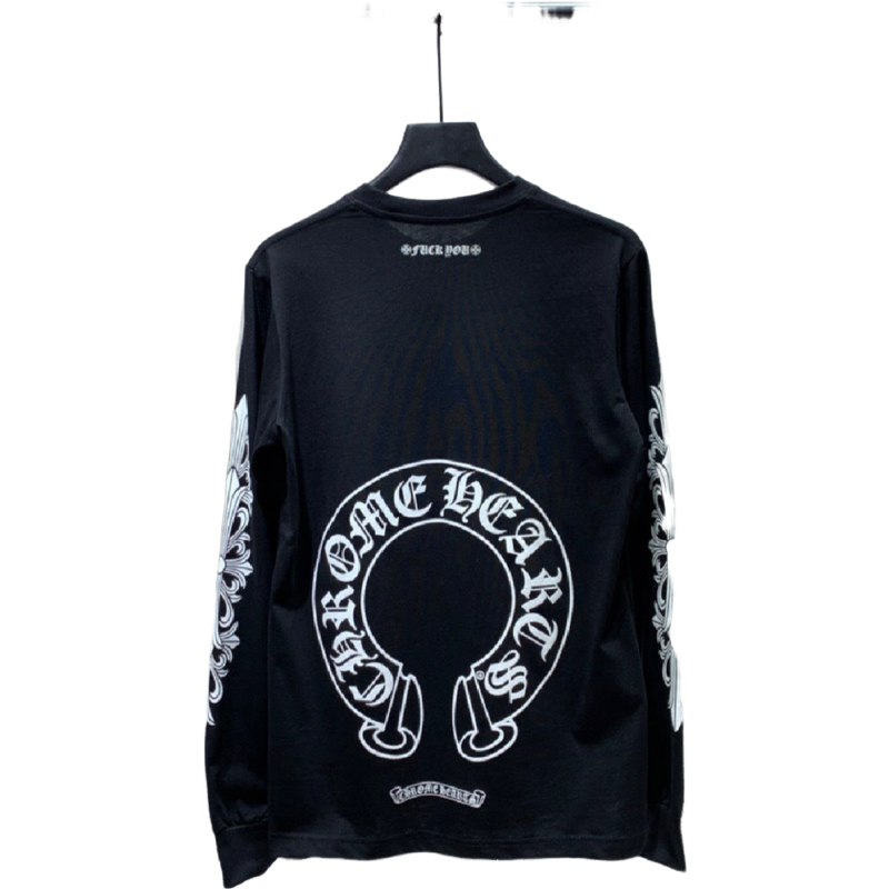 T shirt Chrome Black long sleeve