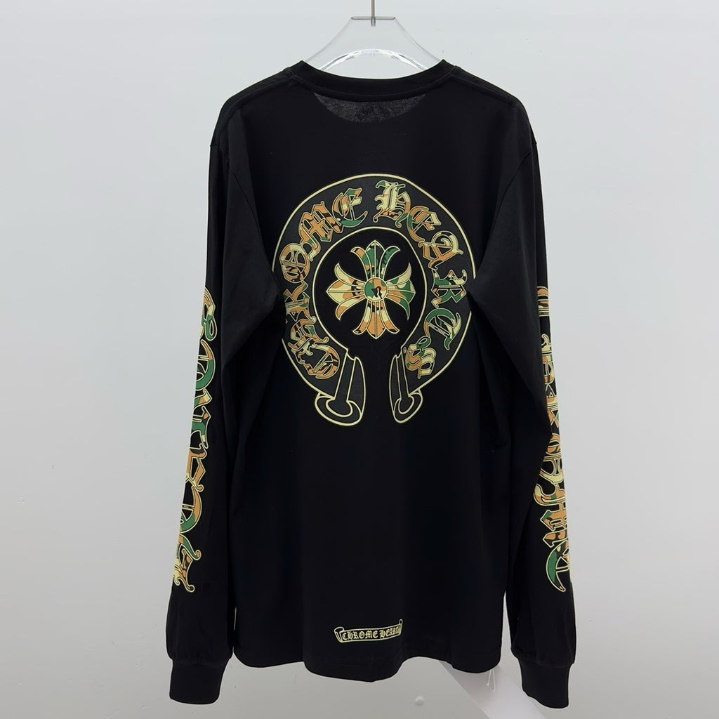 T shirt  Chrome black  fer military long sleeve