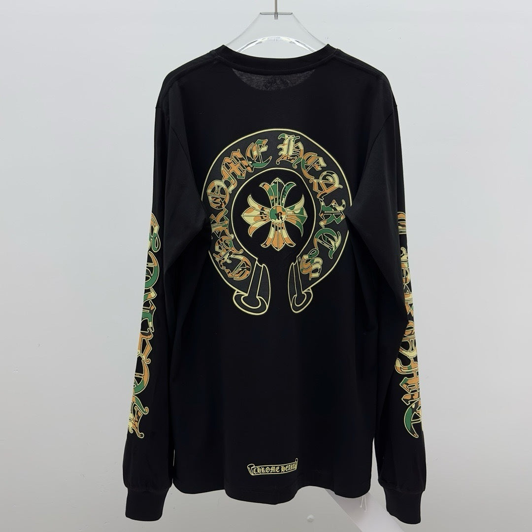 T shirt  Chrome black  fer military long sleeve