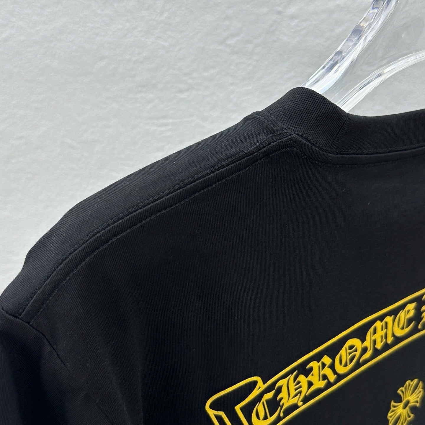 T shirt chrome Black and yellow