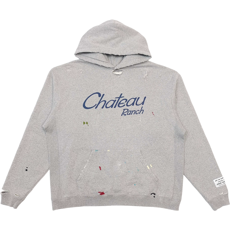 Sweat Capuche gris  Gallery Peint hands