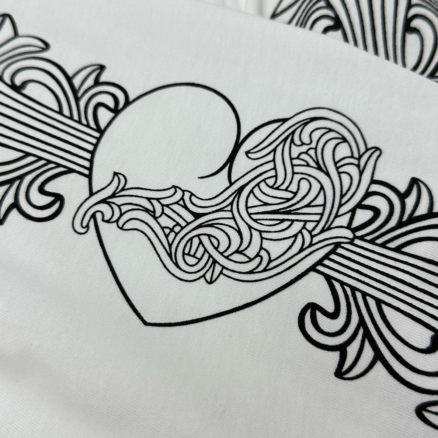 T shirt Cœur Chromé