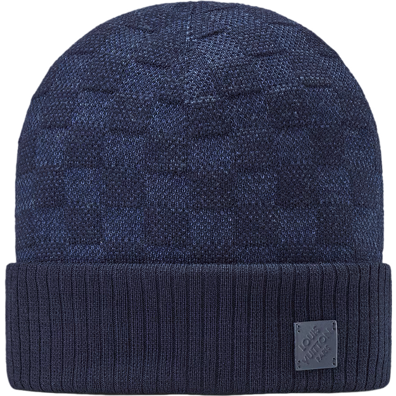 Bonnet Lv neo damier bleu