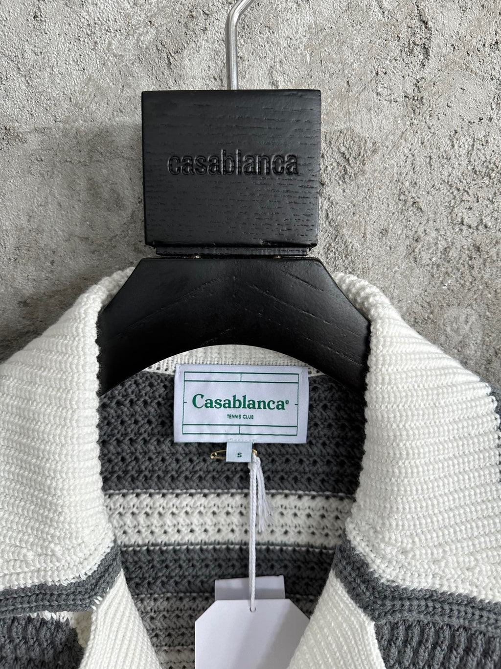 Casa B CHEMISE CROCHETÉ GRIS NARDO