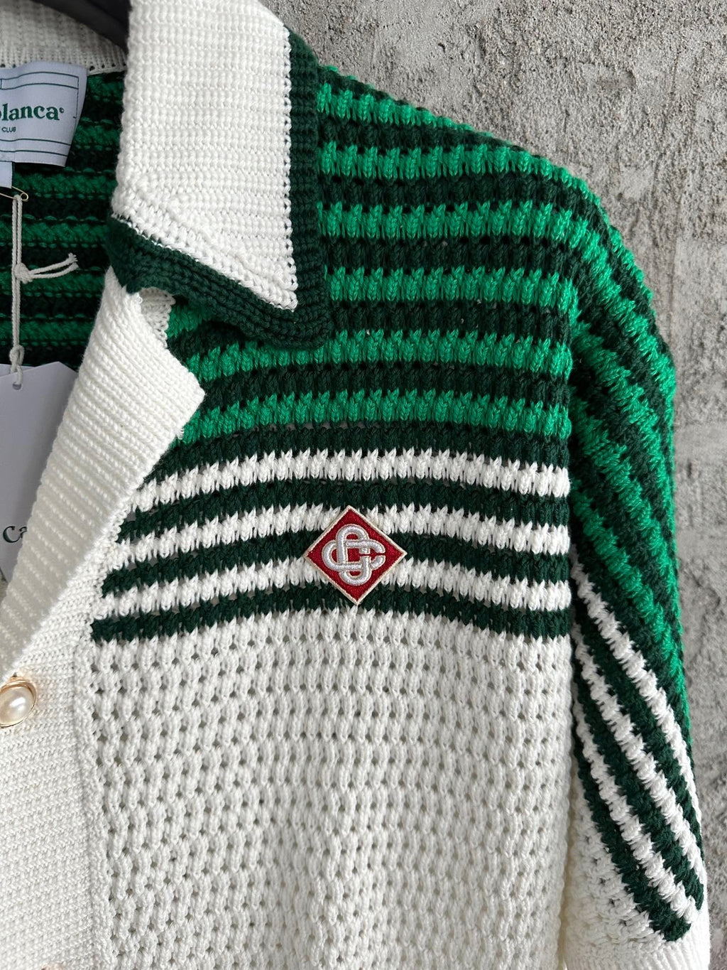 Casa B - Chemise Crochet Verde