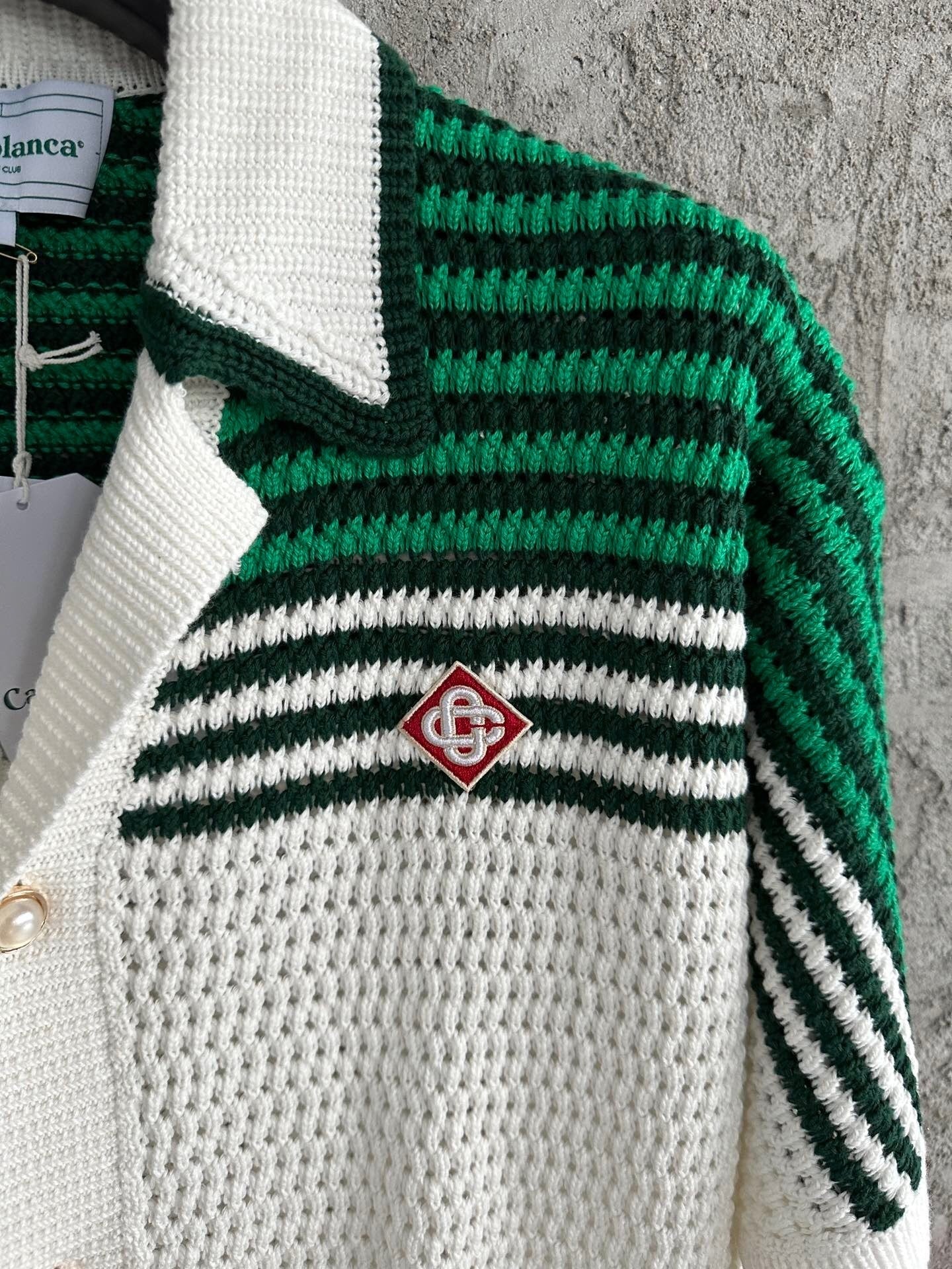 Casa B - Chemise Crochet Verde