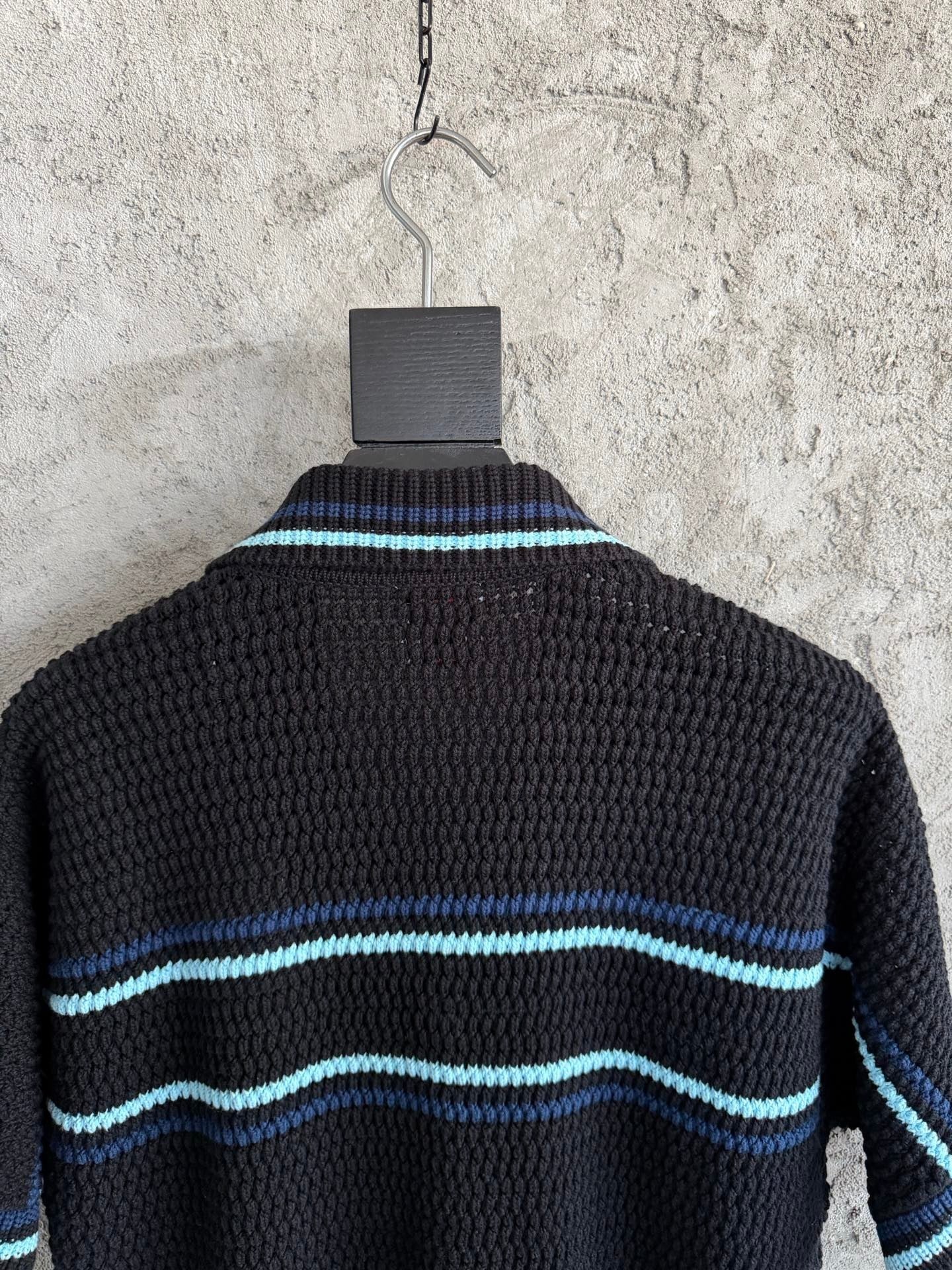 Casa B - Chemise crochet rayure ensemble