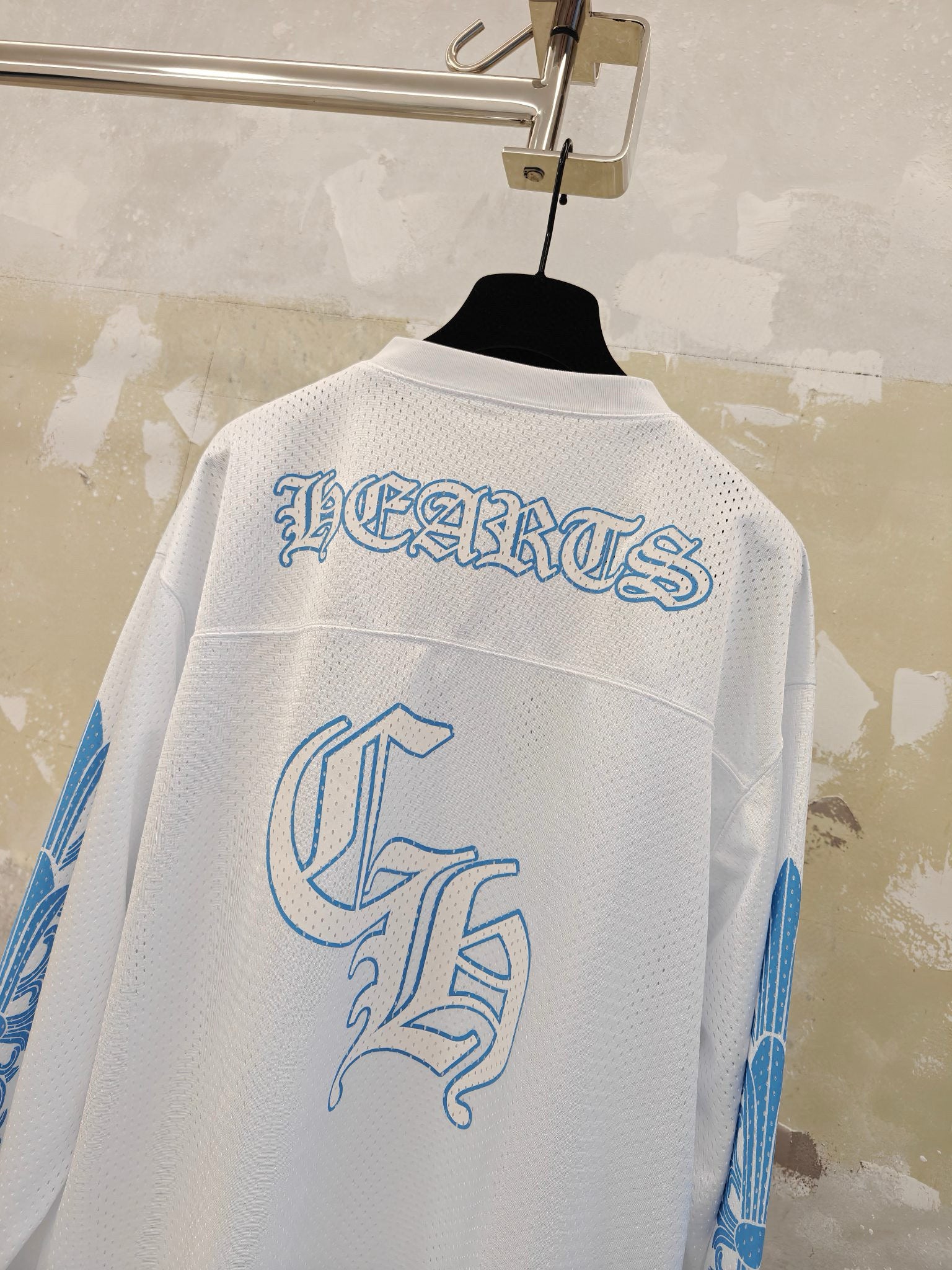 T shirt Chrome white & Blue